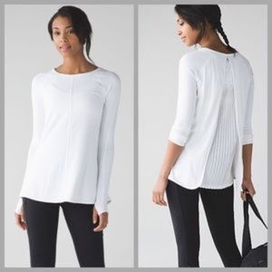 Lululemon Making Moves White Longsleeve